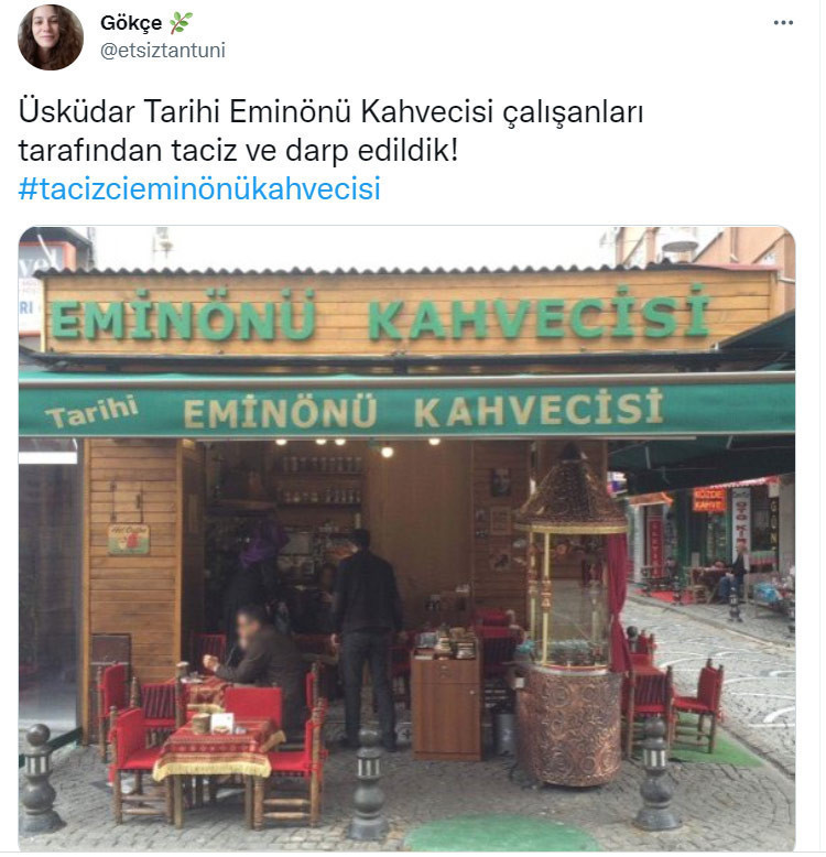 Tarihi Eminönü Kahvecisi'nde taciz ve darp iddiası sosyal medyada gündem oldu