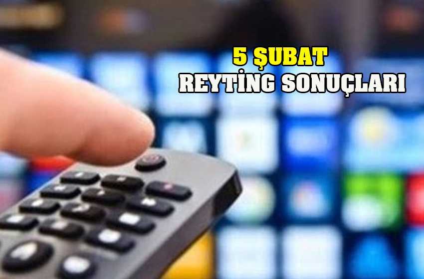 5 Şubat'ta hangi program en çok izlendi! 5 Şubat Cumartesi reyting sonuçları belli oldu mu?