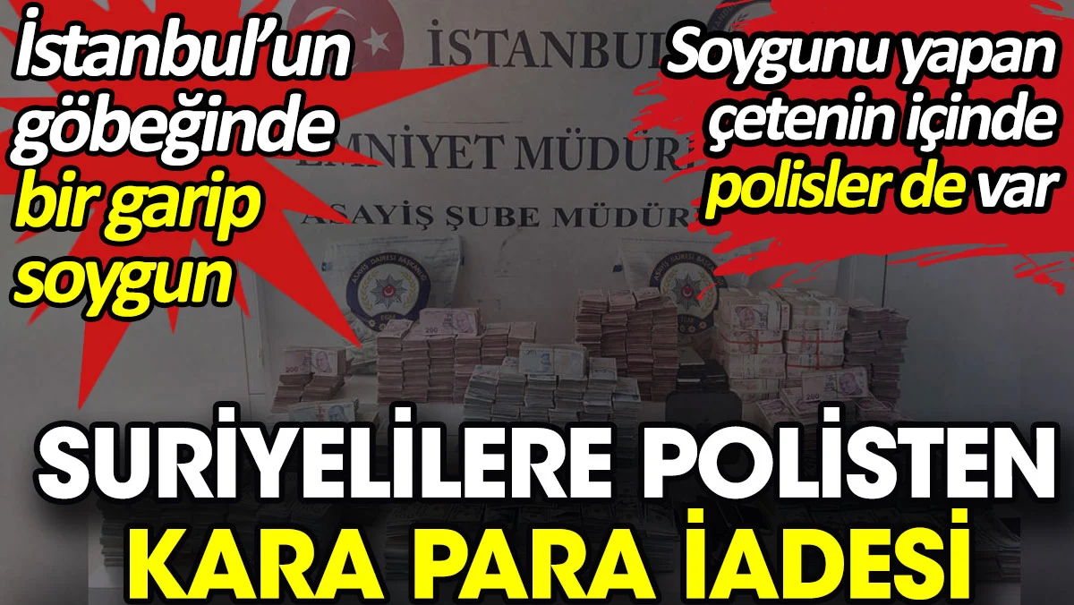 İstanbul’un göbeğinde bir garip soygun