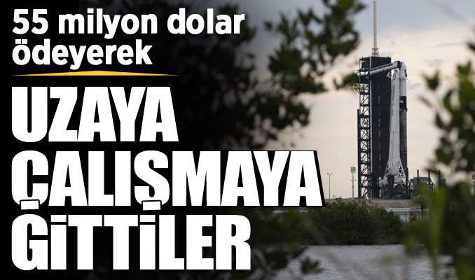 55 milyon dolar ödeyerek uzaya çalışmaya gittiler