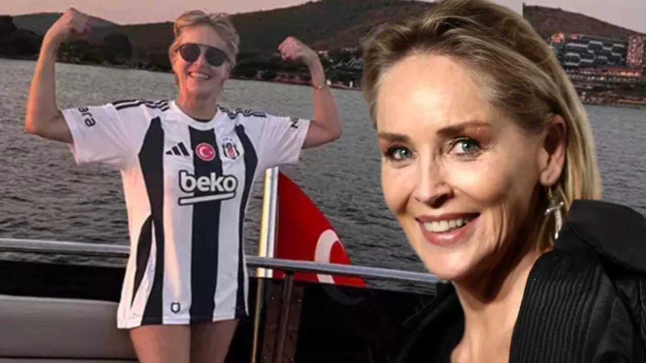 Sharon Stone Beşiktaşlı oldu