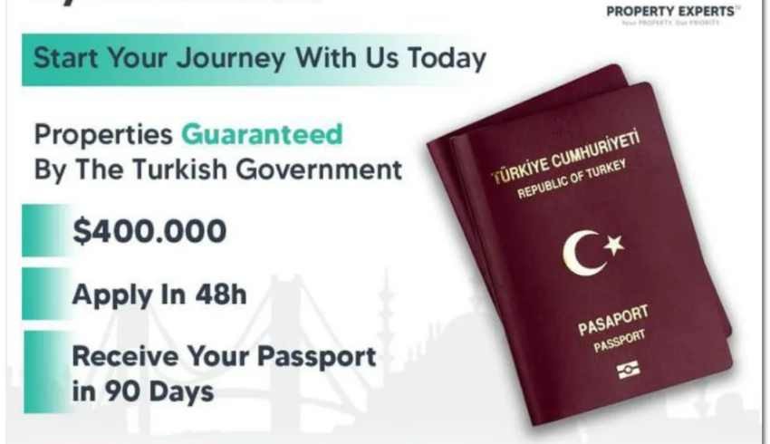 48 saatte başvur, 90 günde Türkiye Cumhuriyeti pasaportunu al!