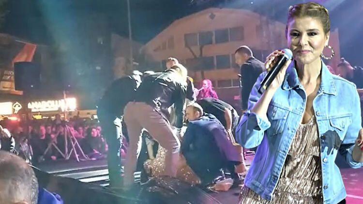 Gülben Ergen konser sırasında tansiyonu düştü sahnede bayıldı!