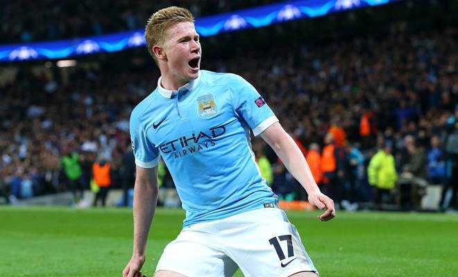 İngiltere'de yılın futbolcusu Manchester City'de forma giyen Kevin De Bruyne seçildi