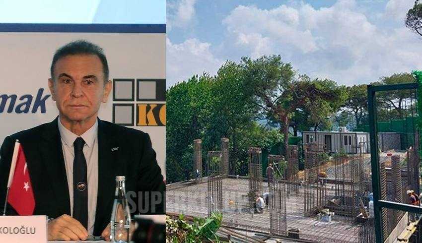 MNG Holding'in patronu Mehmet Nazif Günal'dan Boğaz'da kaçak villa inşaatı