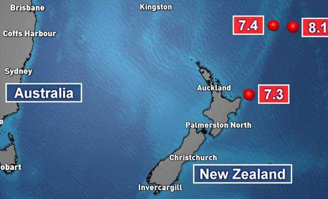 Tsunami uyarısı yapıldı! Yeni Zelanda'da 7,3 büyüklüğünde deprem!
