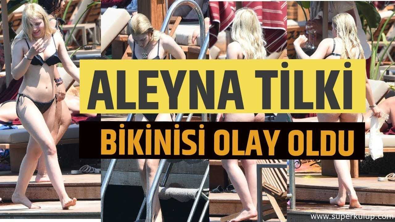 Aleyna Tilki cesur bikinisi ile dikkat çekti