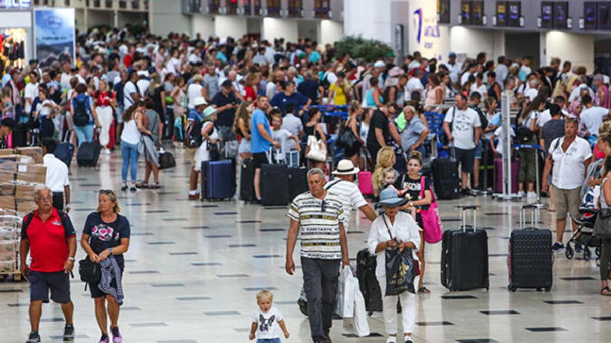 Antalya’ya hava yolu ile gelen turist sayısında yüzde 211’lik artış