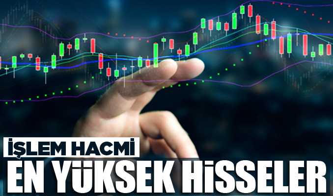 Borsada yüksek hacimli hisseler