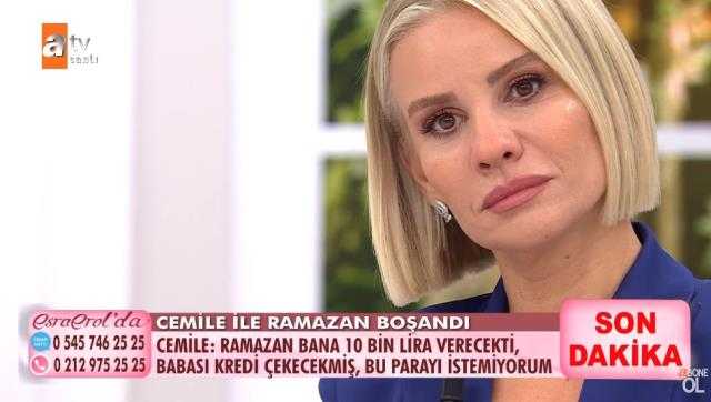 Boşanan Cemile'nin 