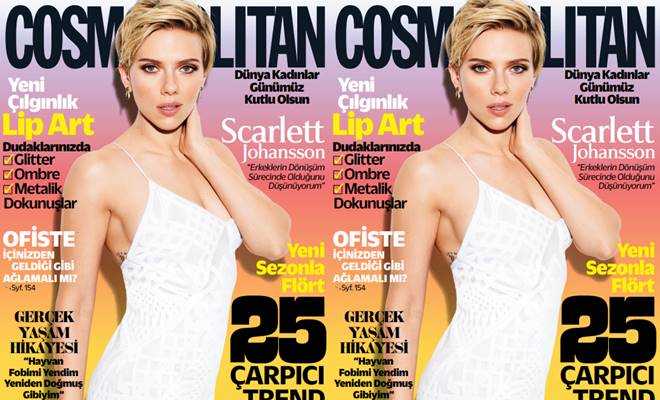 Scarlett Johansson Cosmo’da