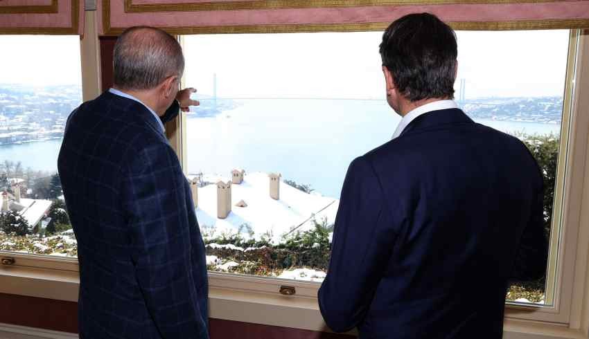 Cumhurbaşkanı Erdoğan, Yunanistan Başbakanı Miçotakis'le görüştü