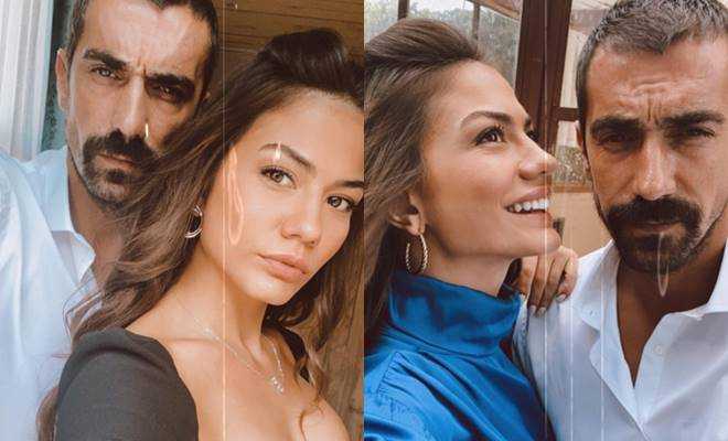 Demet Özdemir ve İbrahim Çelikkol'dan hayranlarını mest eden poz