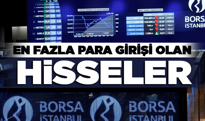 En fazla para girişi olan hisseler 05/10/2022