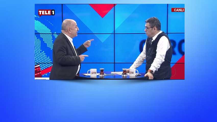 Enver Aysever ve Ümit Özdağ arasında gergin anlar