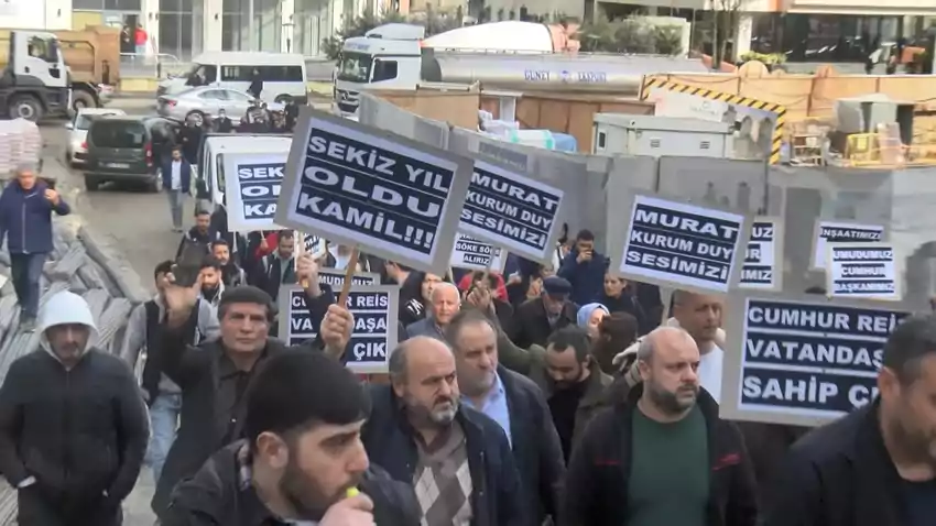 Kadıköy Fikirtepe'de eylem: Kiralarımızı ödeyemiyoruz