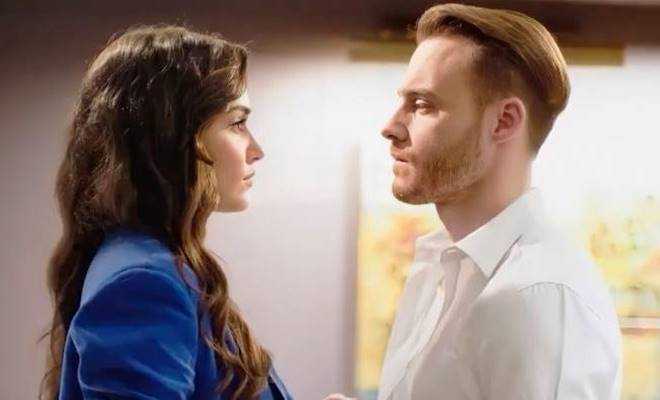 Hande Erçel ve Kerem Bürsin setten eğlenceli poz vermeye devam ediyor