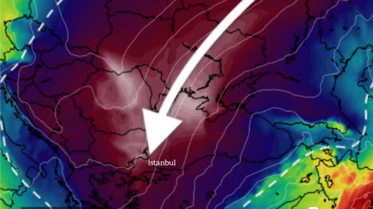 Haritadaki renklere dikkat! Bu gece ile Pazar arası İstanbul'u Sibirya soğukları vuracak
