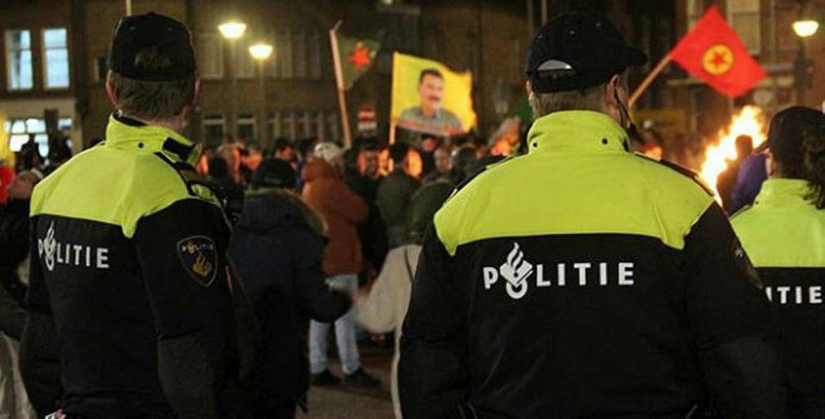 Hollanda’da PKK yandaşları polise saldırdı: 12 gözaltı