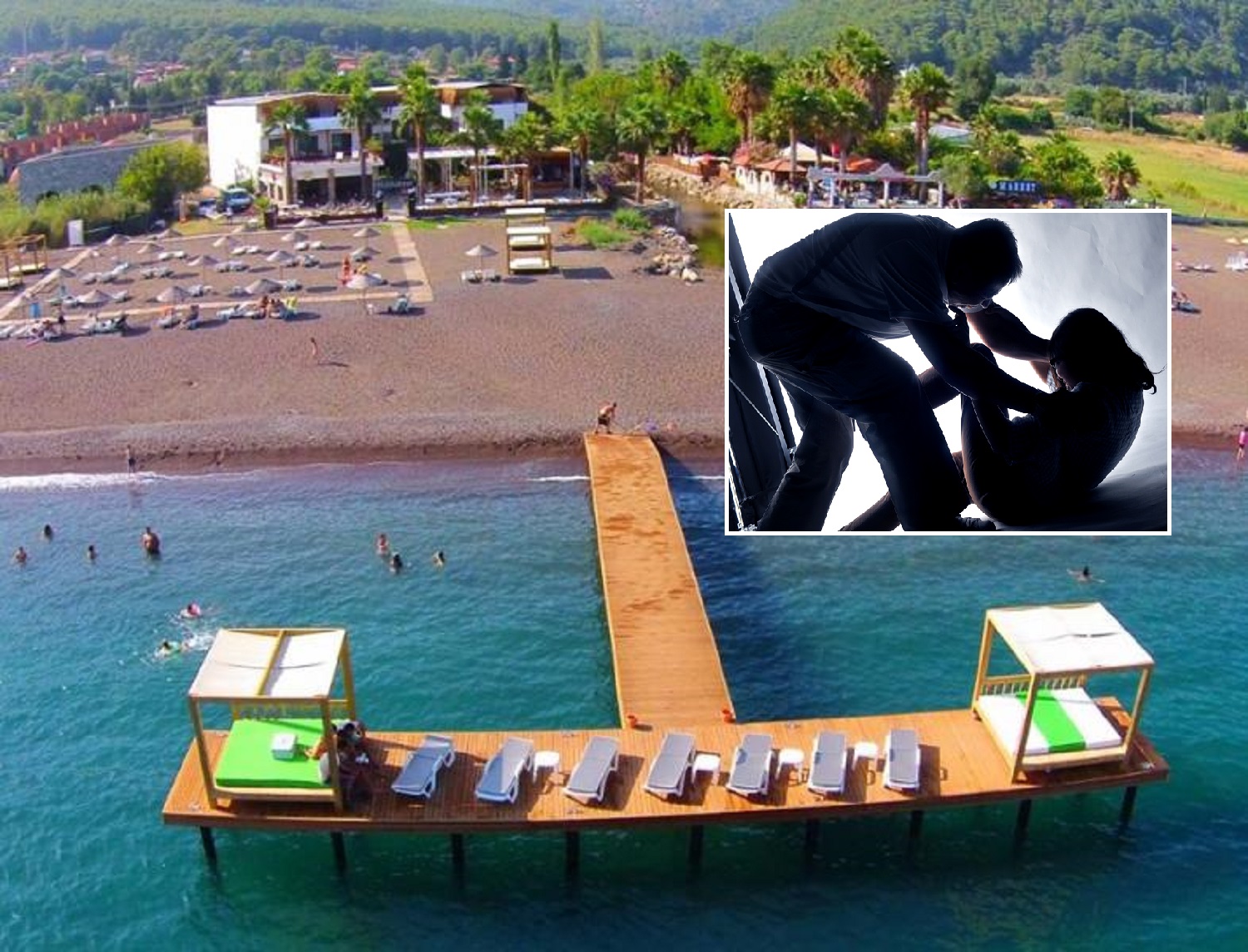 Ekincik Beach Hotel çalışanından kadın turiste cinsel saldırı