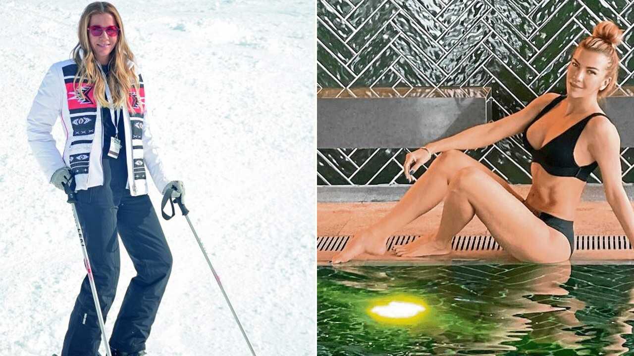 Ivana Sert'ten önce kayak sonra yüzme