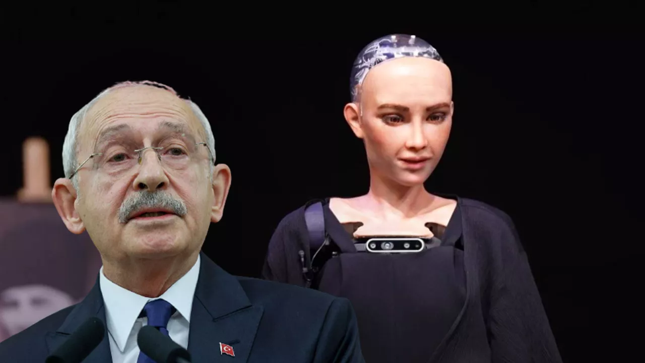 Ünlü robot Sophia'ya 