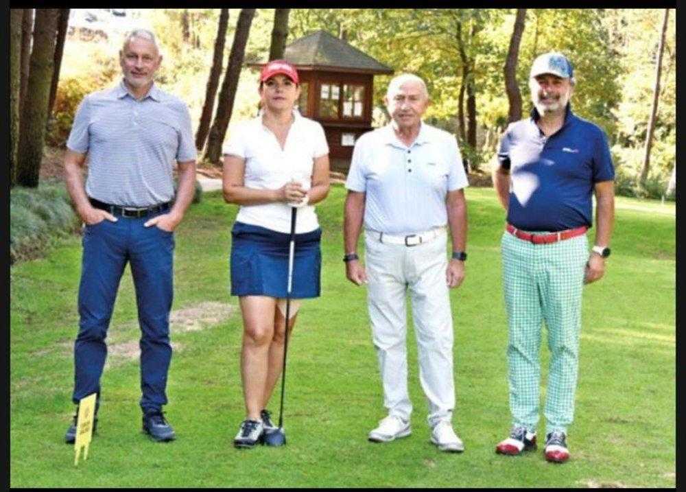 İş adamı Nihat Özdemir golf sahasında aşkı buldu!