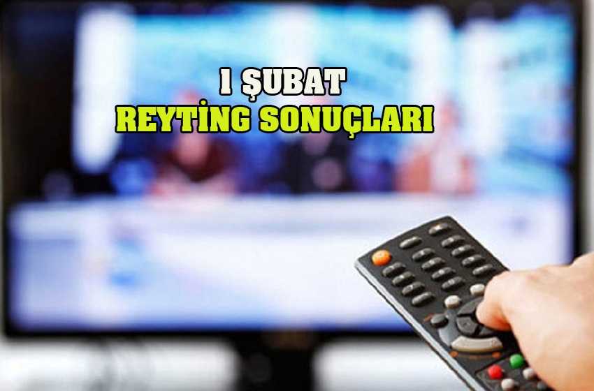 1 Şubat'ta hangi program en çok izlendi! 1 Şubat Salı reyting sonuçları belli oldu mu?