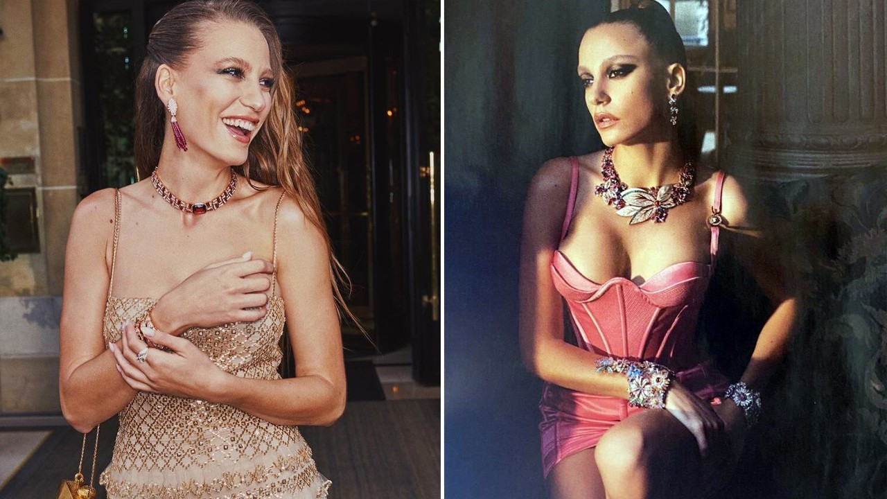 Serenay Sarıkaya 150 bin TL'lik elbise giydi