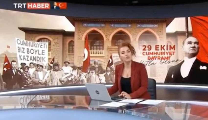 TRT, 29 Ekim'de Cumhuriyet mesajını okuyan spiker Deniz Demir'i işten çıkardı