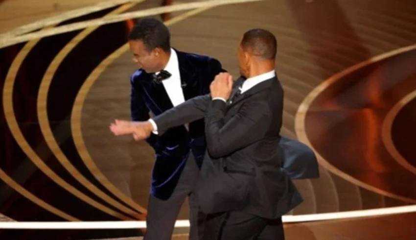 Will Smith, Oscar töreninde ünlü komedyen Chris Rock'ı tokatladı