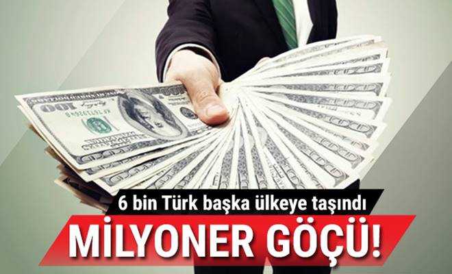 Türkiye 6 bin milyoner göçü vererek, milyoner göçleri sıralamasında üçüncü oldu